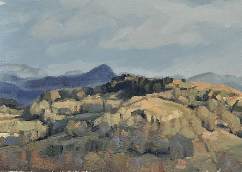 Original Impressionism Landscape Painting by Anne Baudequin
