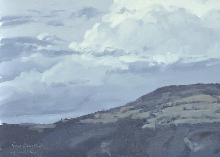 Original Figurative Landscape Painting by Anne Baudequin