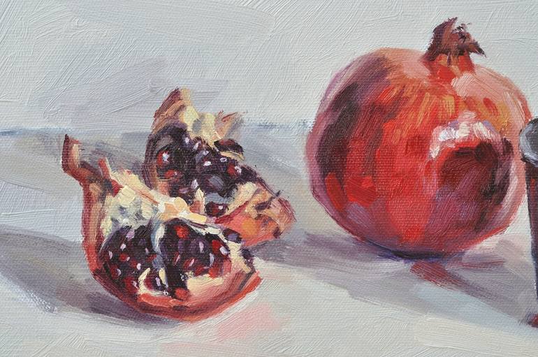 Original Still Life Painting by ANNE BAUDEQUIN