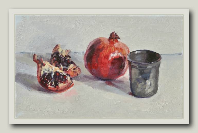 Original Figurative Still Life Painting by ANNE BAUDEQUIN