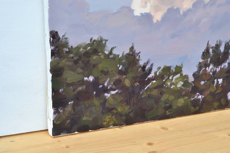 Original Figurative Landscape Painting by Anne Baudequin