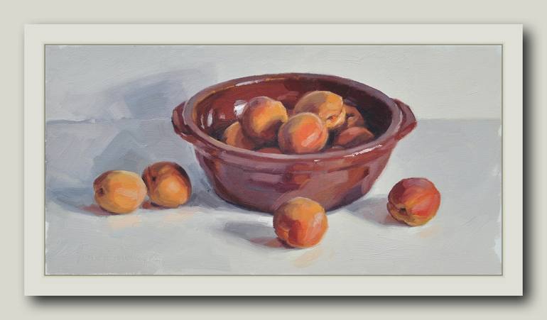 Original Still Life Painting by ANNE BAUDEQUIN