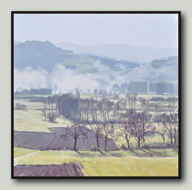 Original Landscape Painting by ANNE BAUDEQUIN