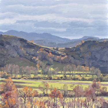 Print of Figurative Landscape Paintings by ANNE BAUDEQUIN