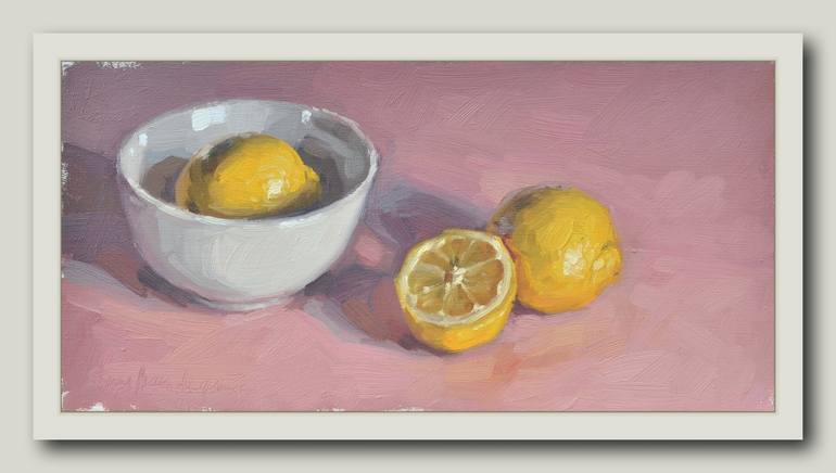 Original Still Life Painting by ANNE BAUDEQUIN