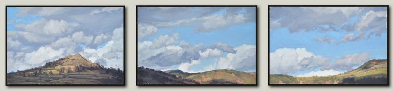 Original Figurative Landscape Paintings by Anne Baudequin