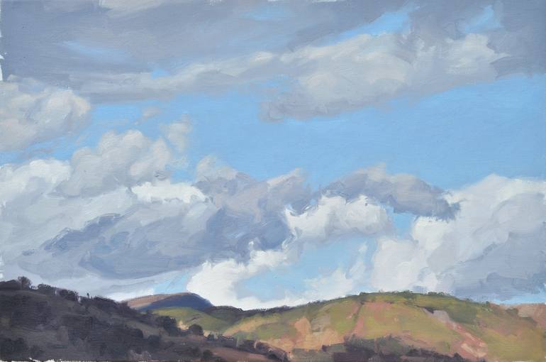 Original Figurative Landscape Painting by Anne Baudequin