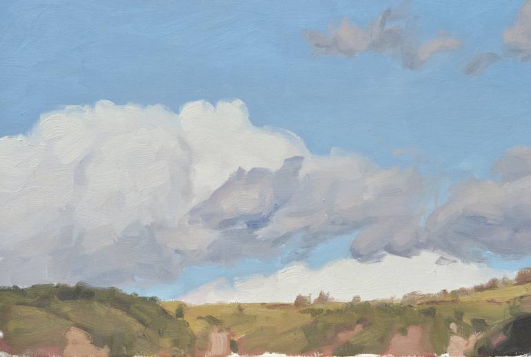 Original Figurative Landscape Painting by Anne Baudequin