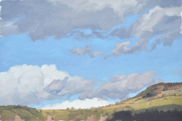 Original Figurative Landscape Painting by Anne Baudequin