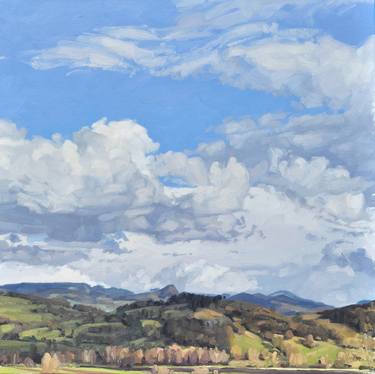 Print of Fine Art Landscape Paintings by ANNE BAUDEQUIN