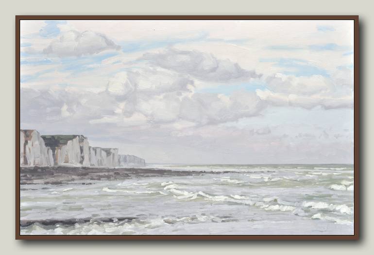 Original Seascape Painting by ANNE BAUDEQUIN