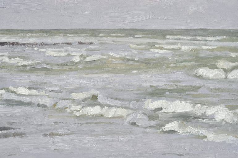 Original Seascape Painting by ANNE BAUDEQUIN