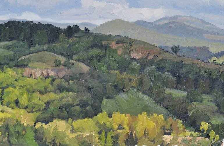 Original Impressionism Landscape Painting by ANNE BAUDEQUIN