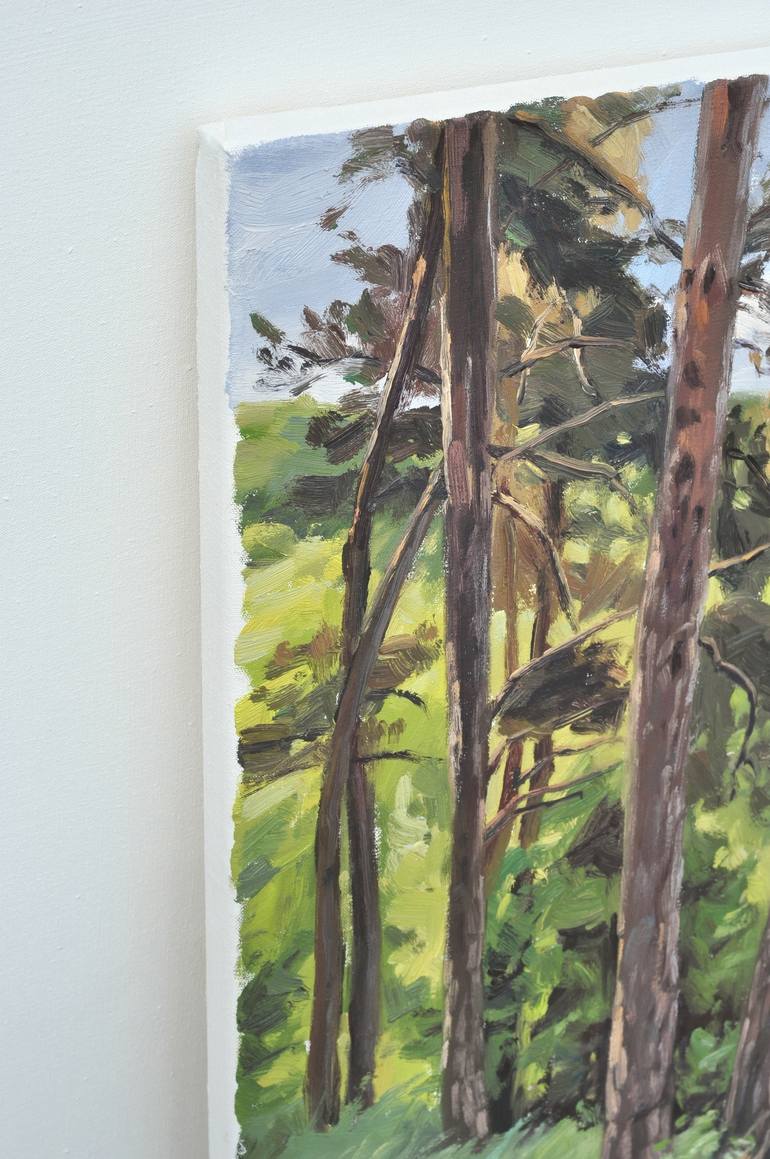 Original Impressionism Landscape Painting by Anne Baudequin