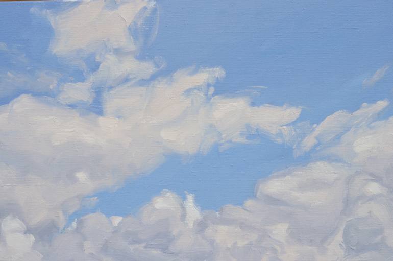 Original Impressionism Landscape Painting by Anne Baudequin