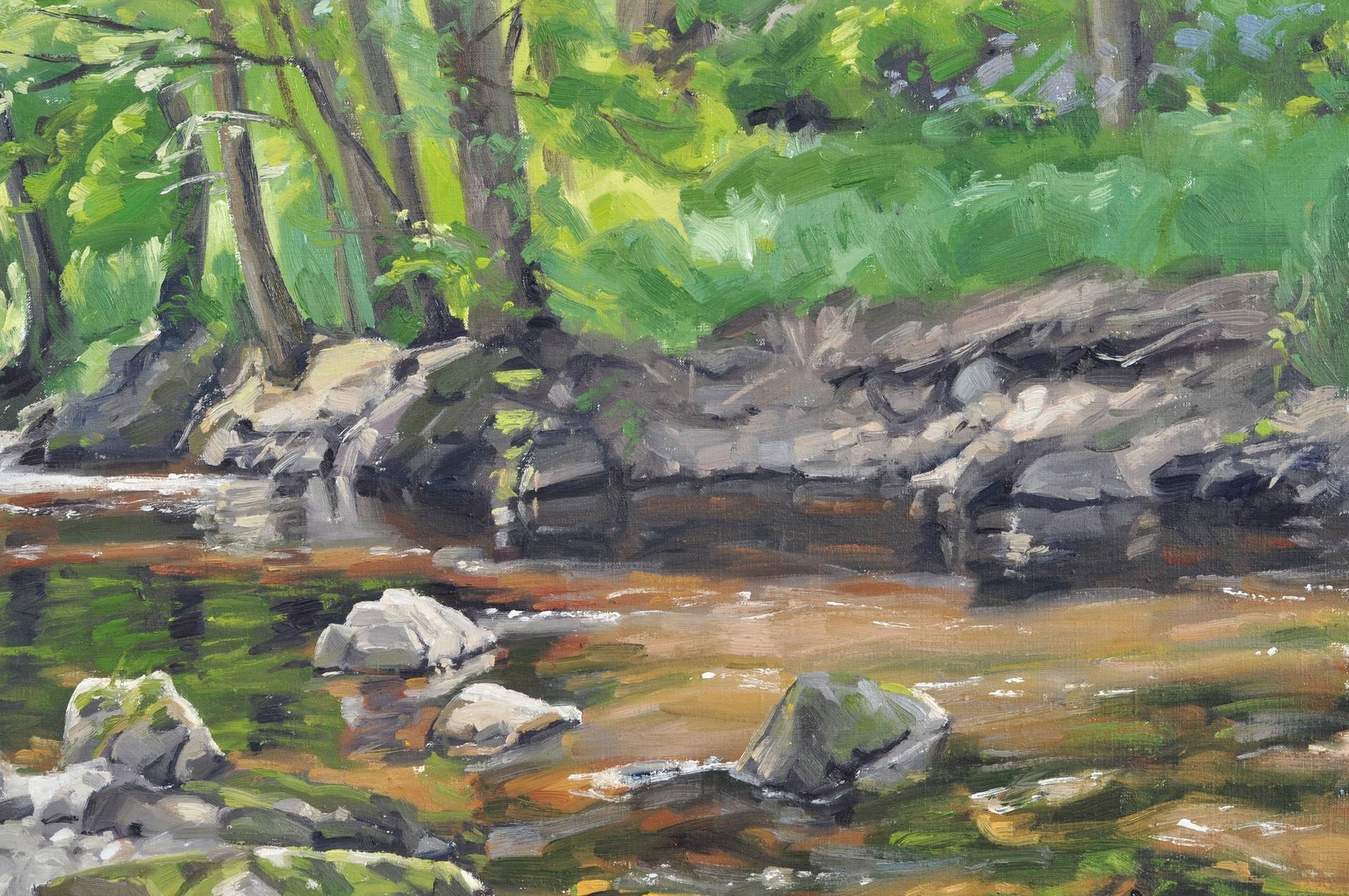 painting_river_rocks  Landscape paintings, Oil painting landscape,  Watercolor landscape