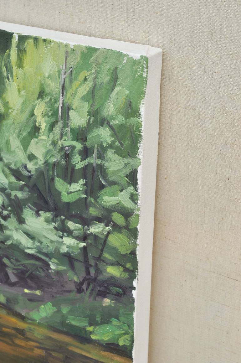 Original Impressionism Water Painting by Anne Baudequin