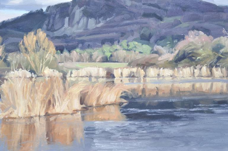 Original Impressionism Landscape Painting by Anne Baudequin
