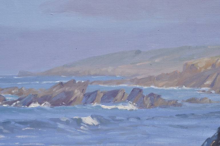 Original Seascape Painting by ANNE BAUDEQUIN