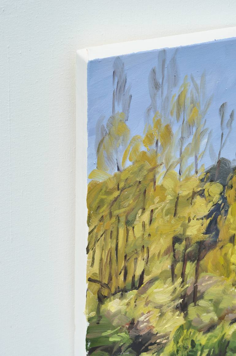 Original Impressionism Landscape Painting by Anne Baudequin