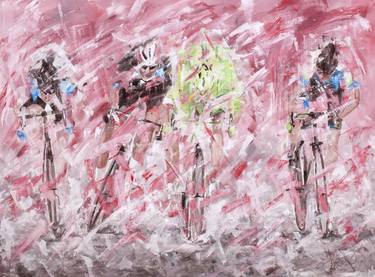 Print of Modern Bicycle Paintings by Adrian Wright