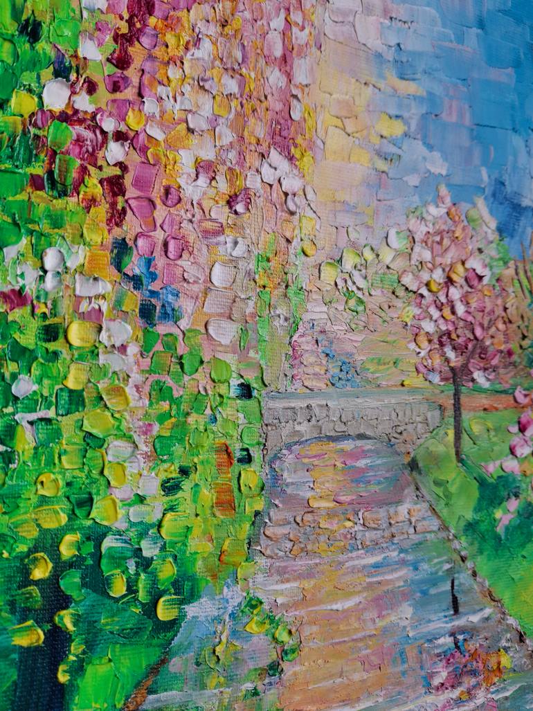 Original Abstract Nature Painting by Vasi Finegari