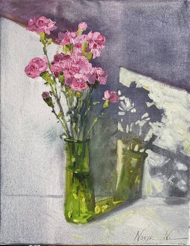 Original Impressionism Floral Paintings by Nataliia Nosyk