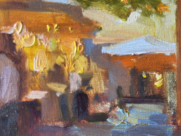 Original Impressionism Cities Painting by Nataliia Nosyk