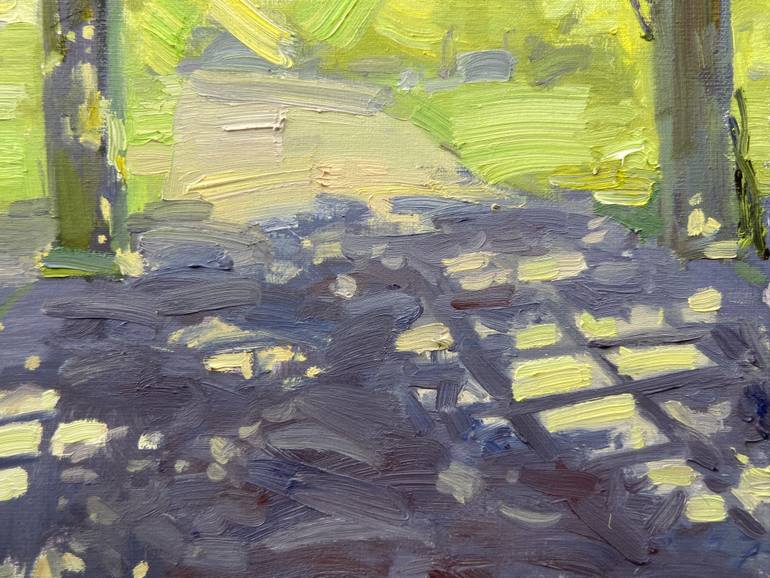Original Impressionism Garden Painting by Nataliia Nosyk