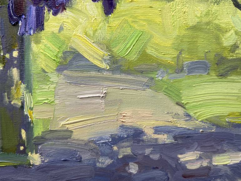 Original Impressionism Garden Painting by Nataliia Nosyk