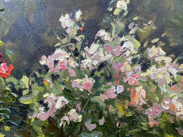 Original Impressionism Floral Painting by Nataliia Nosyk