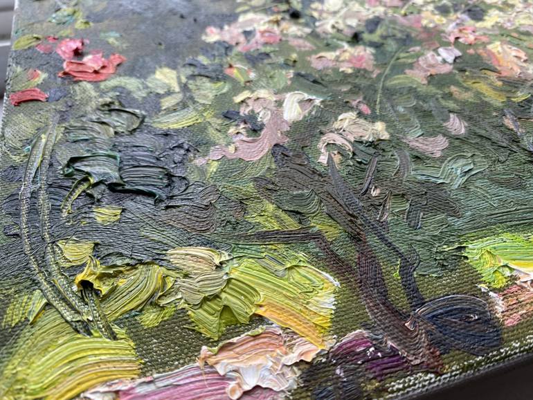 Original Impressionism Floral Painting by Nataliia Nosyk