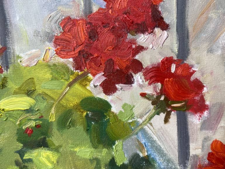 Original Floral Painting by Nataliia Nosyk