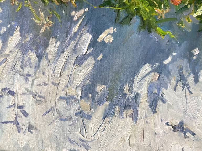 Original Impressionism Floral Painting by Nataliia Nosyk