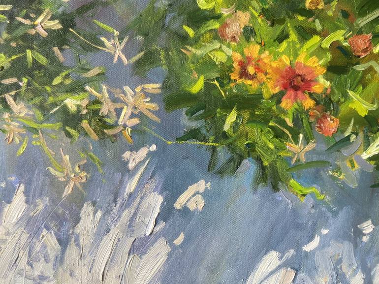 Original Impressionism Floral Painting by Nataliia Nosyk