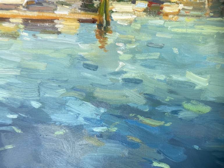 Original Impressionism Seascape Painting by Nataliia Nosyk