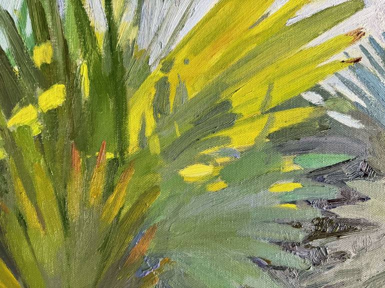 Original Impressionism Garden Painting by Nataliia Nosyk