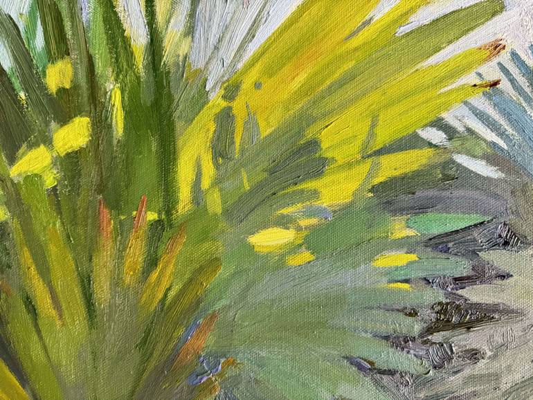 Original Impressionism Garden Painting by Nataliia Nosyk