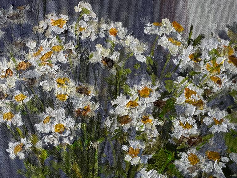 Original Impressionism Floral Painting by Nataliia Nosyk