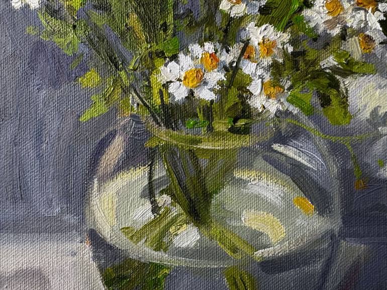 Original Impressionism Floral Painting by Nataliia Nosyk
