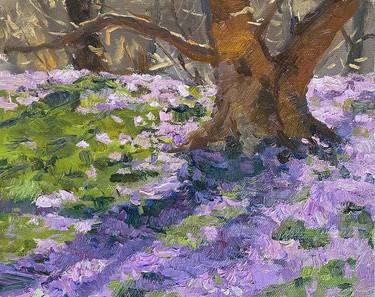 Original Impressionism Nature Painting by Nataliia Nosyk