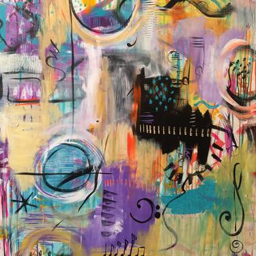 Original Abstract Paintings by Yvette Lyons