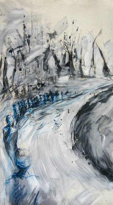 Original Abstract Expressionism Landscape Paintings by J Charboneau