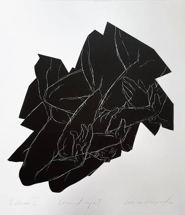 Original Body Printmaking by Luiza Kasprzyk