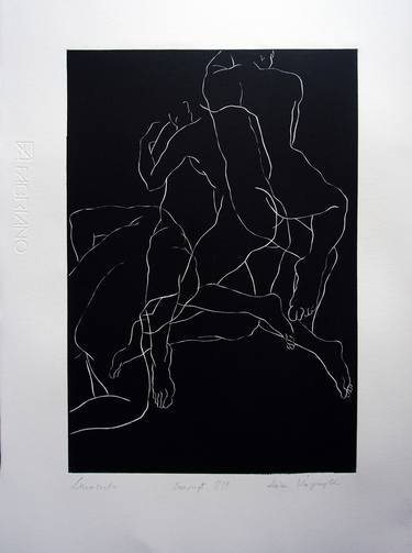 Original Erotic Printmaking by Luiza Kasprzyk