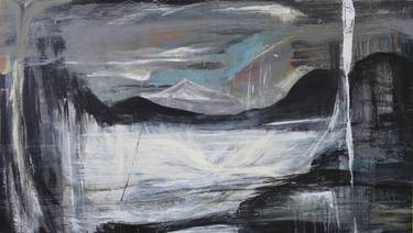 Original Abstract Expressionism Landscape Paintings by Dana Matthews