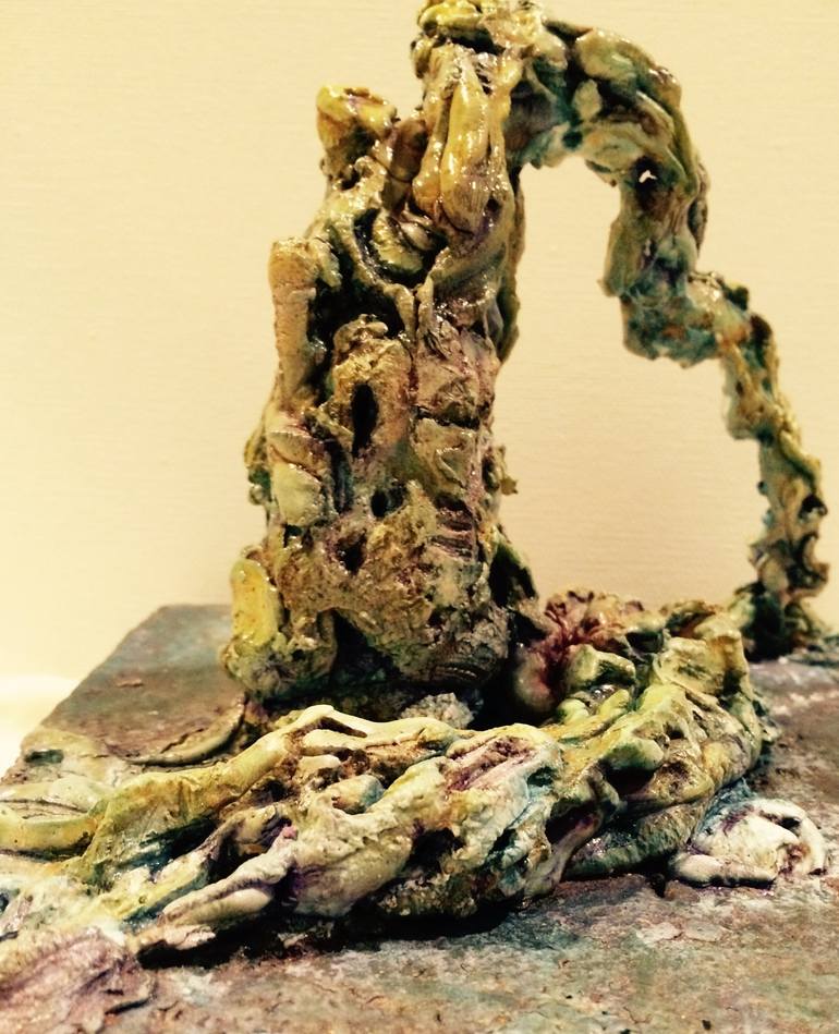 Original Abstract Tree Sculpture by Constance larussa