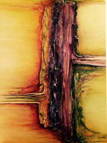 Original Abstract Tree Paintings by Constance larussa