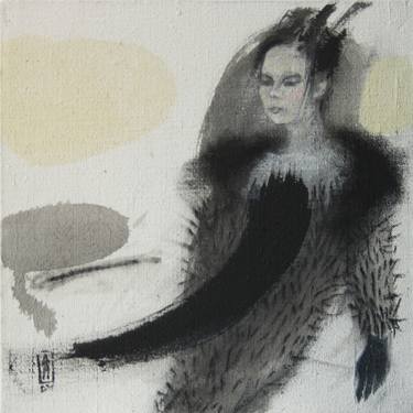 Original Women Painting by Dana Vasiljeva