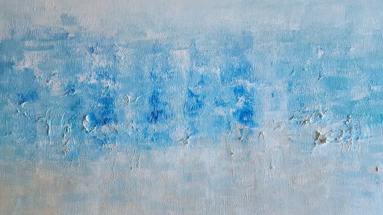 Original Abstract Beach Painting by KR Moehr